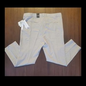 Amanda & Chelsea Micro Check Ponte Pants